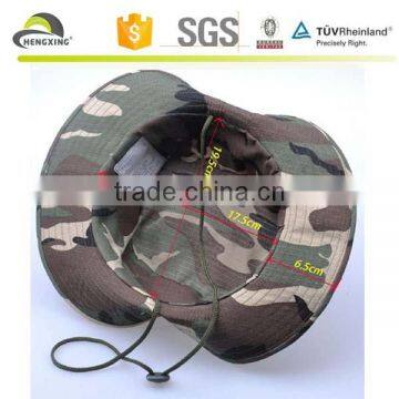 Wholesale Military Hats, Custom Camp Hat, Bucket Hat With String photo-2