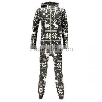 PA0007A All Over Reindeer Printed Xxxl Onesie for Men photo-3