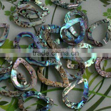 Natural Leaf Shape Black Shell Charms Diy Black Shell Charm Pendant Wholesale Jewelry Accessories