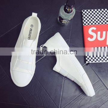 Elastic Band Man's Slip-on Breathable Casual Canvas Shoes photo-3