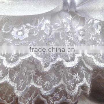 Girls Satin Panties For Children Triple Lace Baby Underwear Infant Clothing photo-3