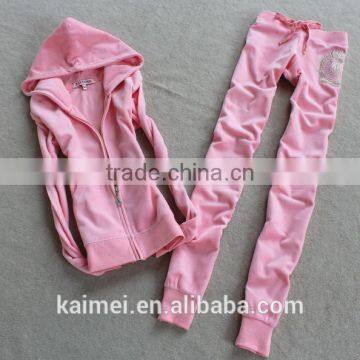 Wholesale OEM High Quality Gym Life Velvet Suits photo-2