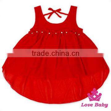 Summer New Children 's Small and Medium - Sized Children' s Wear Ladies Pearl Halter Chiffon Vest Suit photo-2