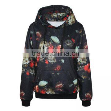 3D Print Cut And Sew Pullover Wholesale 100 Polyester Dry Fit Hoodie Printing Sublimation photo-5
