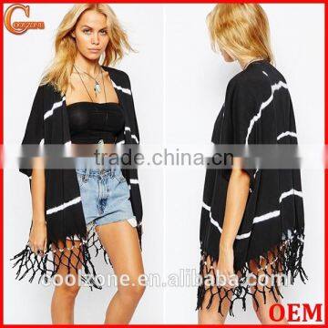 Festival kimono open front wide-cut women kimono with trim