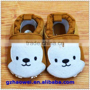 Cheap Monkey Face Embroidered Baby Booties photo-4