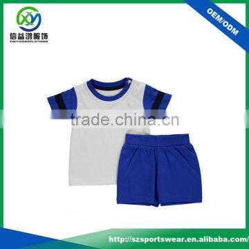 New Arrival Fashion High Quality Cotton Set of Kids Sport t Shirt /short photo-5