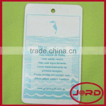 paper printed clothing label