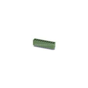 Green Male Connectors with Nut, Pluggable Terminal Block Connector, MC-PA3.81V-F Series