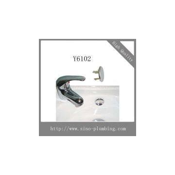 Sink Basin Overflow Cover Chrome