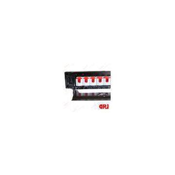 24 port UTP CAT6 patch panel , Empty Cable patch panel with cable rack tray