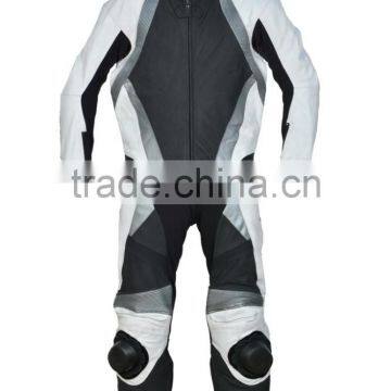 Motorcycle Leather Racing Suit ( CE Apprved leather suit Full Protection ) One Piece Suit