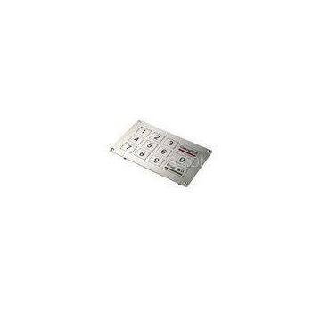 Industrial 12 Keys Stainless Metal Keypad for Indoor and Outdoor Application