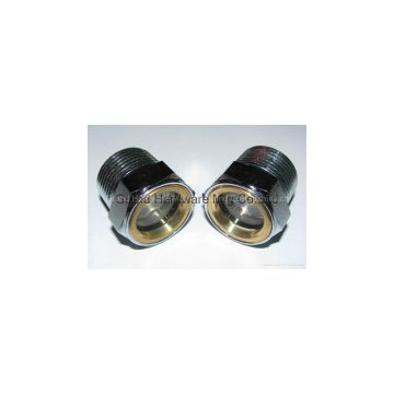 Steel oil level sight glass