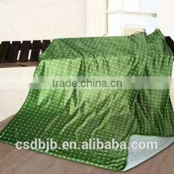 Hot Sell Four Colours Throw Microfiber Fleece Sherpa Blanket photo-3