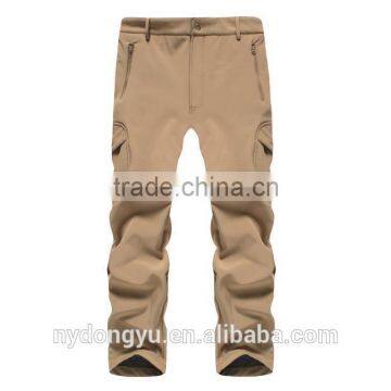 khaki men outdoor wind proof water proof ports pants/jienaie camoflage thermal climbing hiking pants