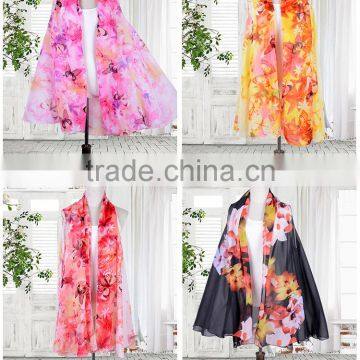 Women Summer Sleeveless Tops Ladies Plus Size Print Floral Kimono Sexy S63034