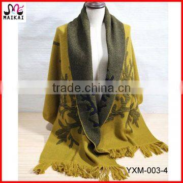 Latest design women's double sided shawl pashmina