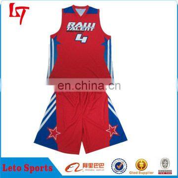 Custom sublimation dry fit basketball jersry new design basketball jersey/uniform