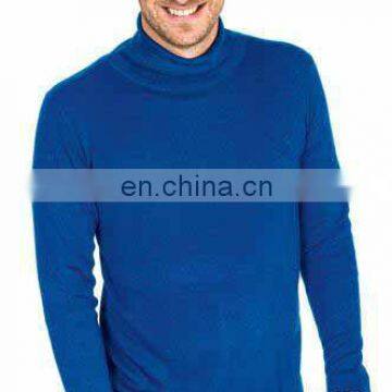 fashion handmade 100% knitted silk sweaters for men