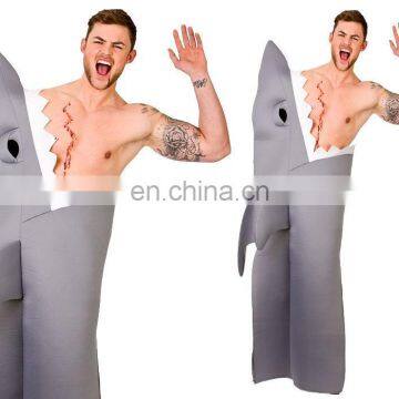 The best selling costume shark pajamas special design adult costume AGM2383