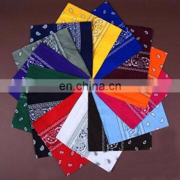 22 Colors Available Men and Women Cotton Cheap Cycling Bandana