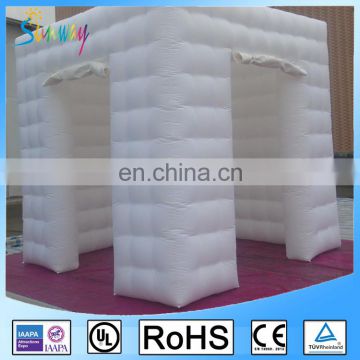 Inflatable Portable Photo Booth for Weddings Parties Promotion With LED Light and Air Blower