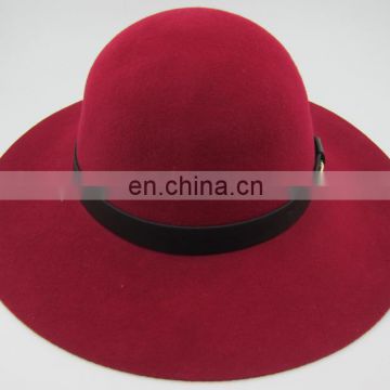 Red floppy hat