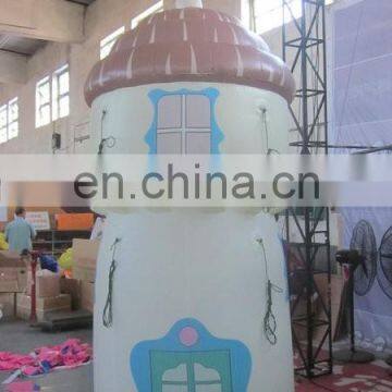 popular printed small inflatable house with led light for decoration