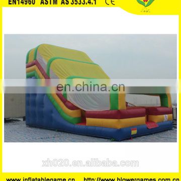 Commerical steep giant outdoor inflatable slide with sunshade