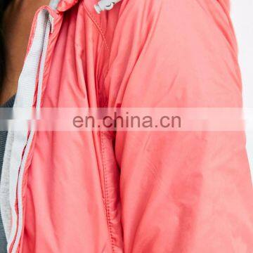 High Quality Unisex Black Waterproof Windbreaker Jacket 100 Polyester photo-4