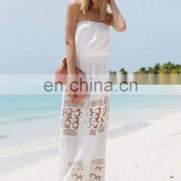 Customized Beach Dress, Sexy Solid Color Long Dress, Fairy Lace Beach Dress 2017 photo-5