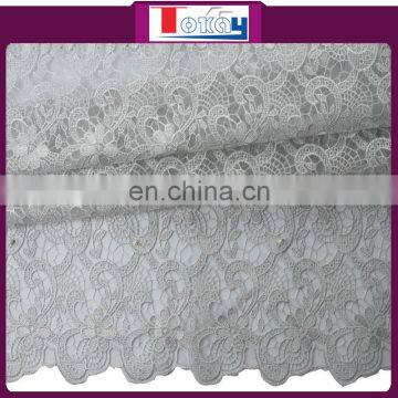 white nigerian guipure lace for fashion women in african party