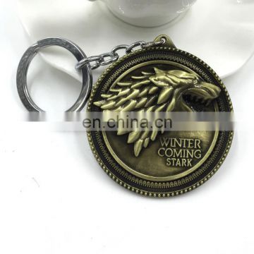 Craft and gift custom round keychain