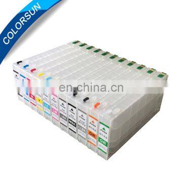 2017 New Empty For Epson 4900 4910 Refilled Ink Cartridge with auto reset chips