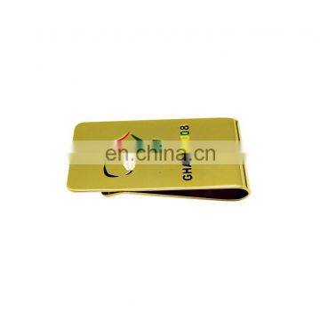 Custom Metal Gold Engraved Money Clip for Sale photo-3