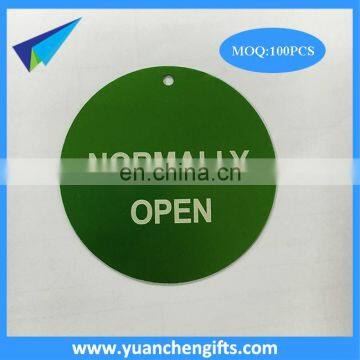 Aluminum Red Dog Tag With Engraved Logo photo-2