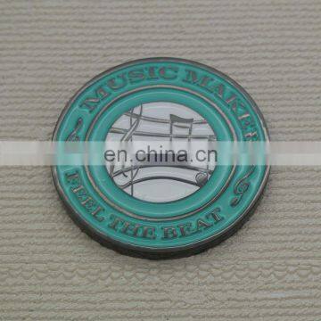 China Factory Enamel Metal Coin With Coin Capsules photo-2