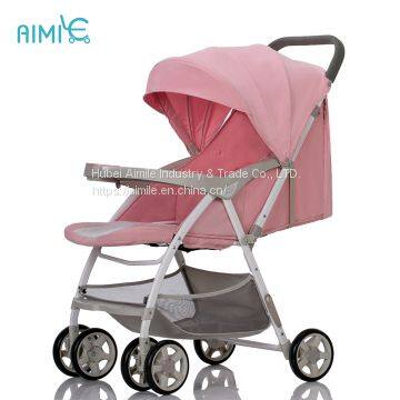 Portable folding baby stroller