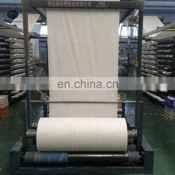 Plain White Polypropylene Woven Tubular Fabric