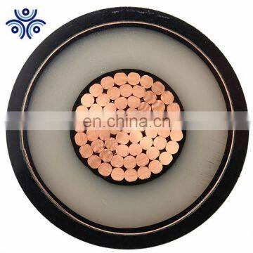 630mm2 Cu core XLPE insulated and PVC sheathed power cable medium voltage grounding cable