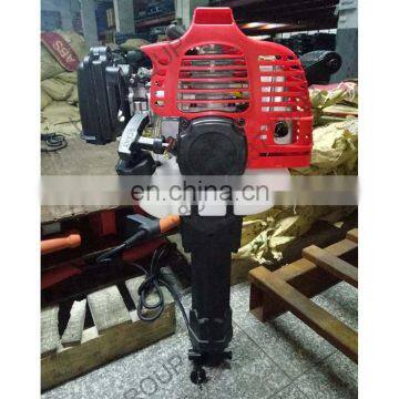 Portable rotary earth hammer drilling gasoline powered jack hammer