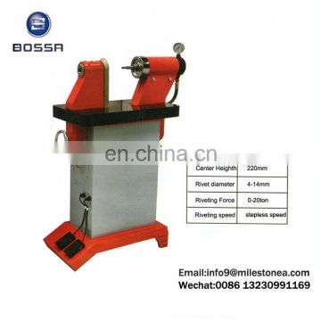 Heavy duty brake lining electric hydraulic riveter