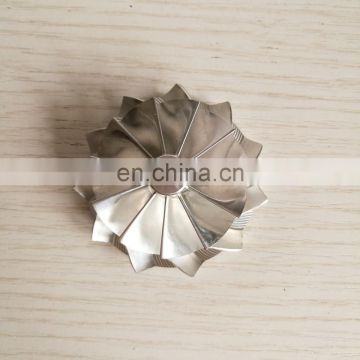 K04 41.00/50.96mm 11+0 blades high performance Turbocharger Billet/milling/aluminum 2618 compressor wheel