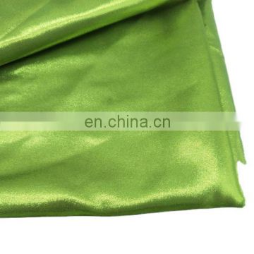 Custom color shiny polyester 50D silk satin chiffon fabric for high quality dress