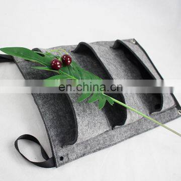 Vertical Recycle Felt Fabric Hanging Garden Planter Bags photo-3