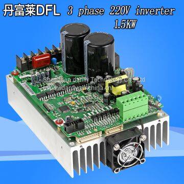 Frequency Converter Board Without Enclosure 220v 3 Phase Motor Speed Controller 1.5KAV Simple Bare Board Inverter DFL-HJ06-1R5