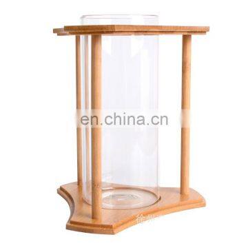 Creative Bamboo and Wood Ecological Fish Tank Desktop Mini Aquariums Wholesale photo-6