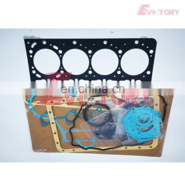 For KUBOTA V4300 full complete gasket kit with cylinder head gasket