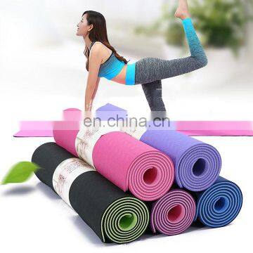 Custom Printed TPE Sports Fitness Yoga Mat Dance Mat